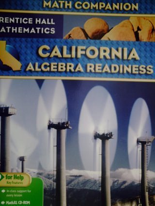 Book Math Companion (prentice Hall Mathematics, California Algebra Readiness) free