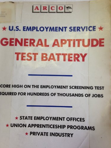 Book The United States Employment Service General Aptitude Test Battery free
