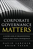 Book Corporate Governance Matters: A Closer Look at Organizational Choices and Their Consequences (paperback) free