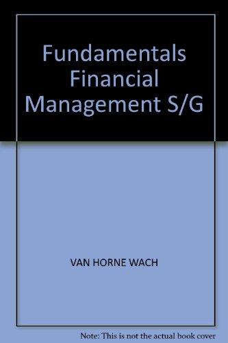 Book Fundamentals Financial Management S/g free