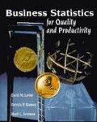 Book Business Statistics for Quality and Productivity free