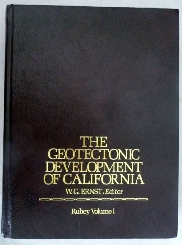 Book The Geotectonic development of California (Rubey) free