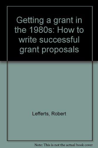 Book Getting a grant in the 1980s free