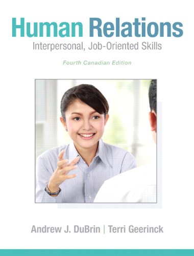 Book Human Relations: Interpersonal, Job-Oriented Skills, Fourth Canadian Edition Plus NEW MySearchLab with Pearson eText -- Access Card Package (4th Edition) [Paperback] free