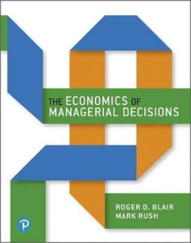 Book Economics of Managerial Decisions, The (What's New in Economics) free