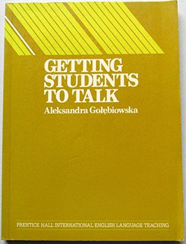 Book Getting Students to Talk: A Resource Book for Teachers With Role-Plays, Simulations and Discussions (Language Teaching Methodology Series) free