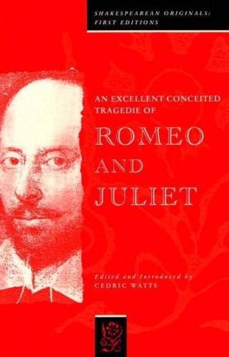 Book Excellent Conceited Tragedy of Romeo and Juliet, An free