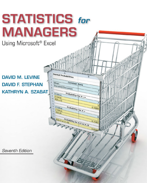 Book Statistics for Managers Using Microsoft Excel free
