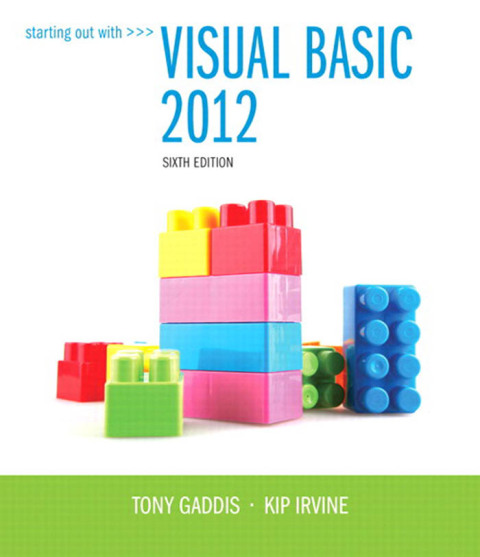 Book Starting Out With Visual Basic 2012 (Subscription) free