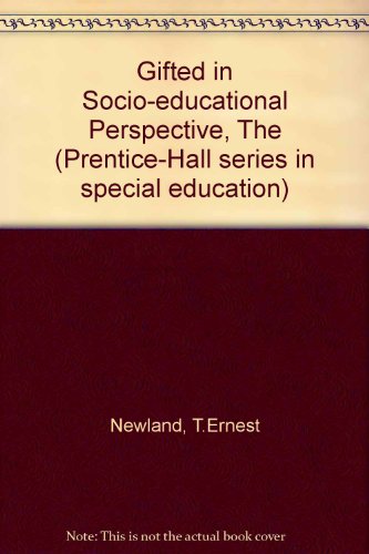 Book The gifted in socioeducational perspective (Prentice-Hall series in special education) free