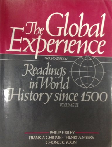 Book The Global Experience: Readings In World History Since 1500 free