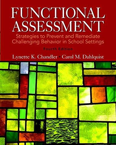Book Functional Assessment: Strategies to Prevent and Remediate Challenging Behavior in School Settings, Loose-Leaf Version (4th Edition) free