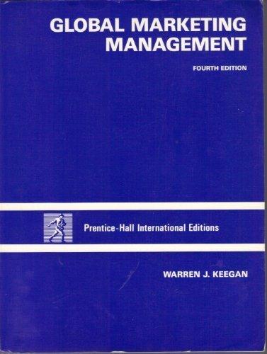 Book Global Marketing Management free