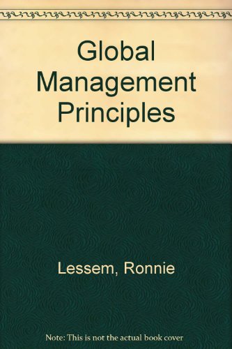 Book Global Management Principles free