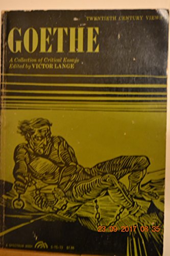 Book Goethe: A Collection Of Critical Essays. (20th Century Views) free