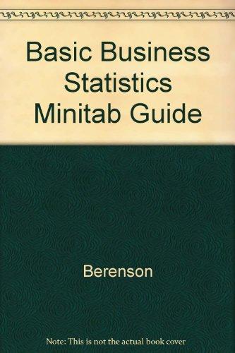 Book Basic Business Statistics Minitab Guide free