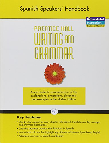 Book Spanish Speaker's Handbook, Grade Six (Prentice Hall Writing and Grammar) free