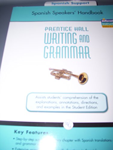 Book Writing and Grammar Spanish Speaker's Handbook 2008 Gr9 free