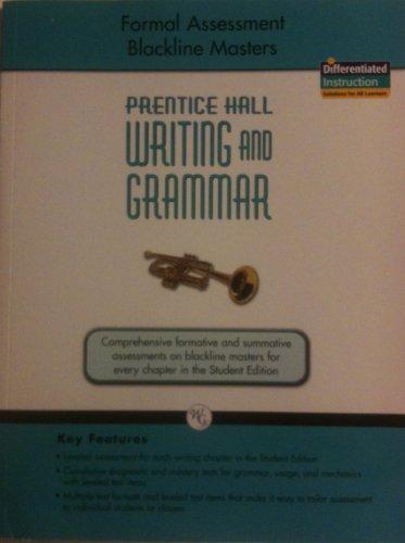 Book Writing And Grammar 2008 Formal Assessment Blackline Masters Grade 9 free