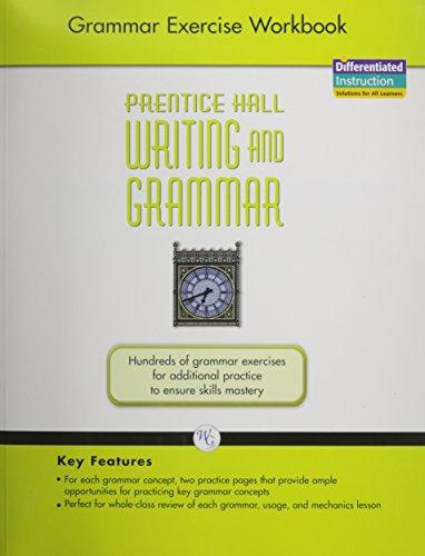 Book WRITING AND GRAMMAR EXERCISE WORKBOOK 2008 GR12 free