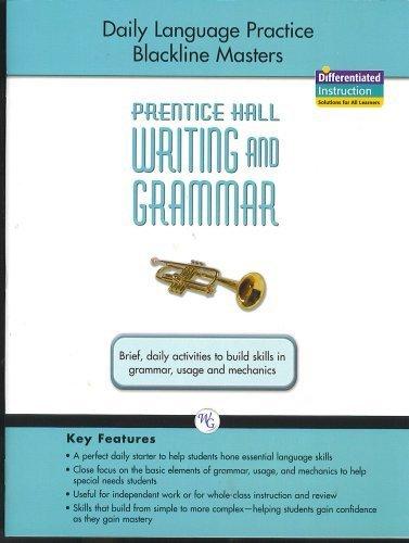 Book WRIRING AND GRAMMAR DAILY LANGUAGE PRACTICE 2008 GR9 free