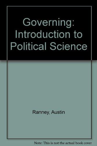 Book Governing: An introduction to political science free
