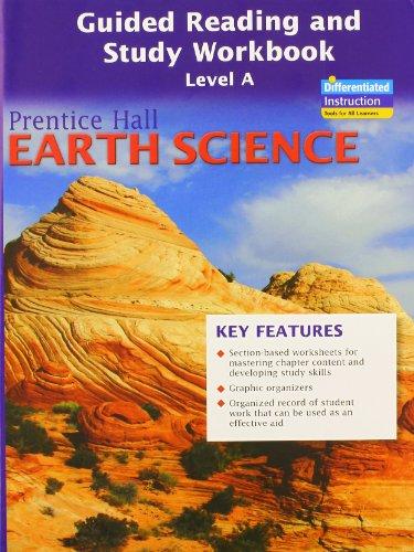 Book PRENTICE HALL EARTH SCIENCE GUIDED READING AND STUDY WORKBOOK, LEVEL A, SE free
