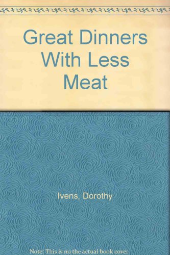 Book Great Dinners With Less Meat free