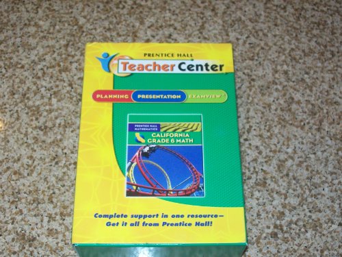 Book Teacher Center Planning, Presentation , Exam View California Grade 6 Math free