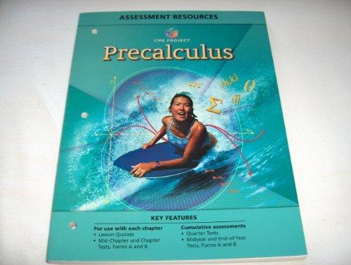 Book CENTER FOR MATHEMATICS EDUCATION PROJECT PRECALCULUS ASSESSMENT RESOURCES BLACKLINE MASTERS free