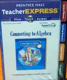 Book Connecting To Algebra: Teacher Express (plan, Teach, Assess) free