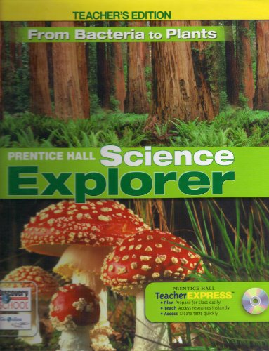 Book From Bacteria to Plants TEACHER'S EDITION (Prentice Hall Science Explorer) by Michael J. Padilla (2009-11-08) free