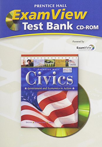 Book CIVICS: GOVERNMENT AND ECONOMICS IN ACTION EXAM VIEW TEST BANK 2009 free
