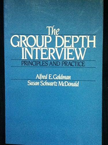 Book The Group Depth Interview: Its Principles and Practices (Ph/Ama Series in Marketing) free