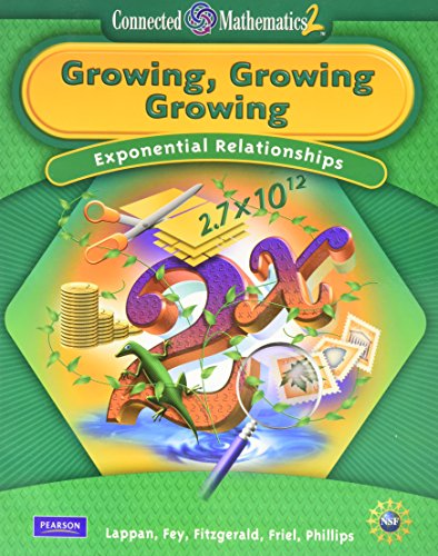 Book CONNECTED MATHEMATICS GRADE 8 STUDENT EDITION GROWING, GROWING, GROWING free