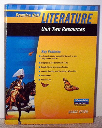 Book PRENTICE HALL LITERATURE 2010 UNIT 2 RESOURCE GRADE 7 free