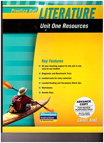 Book Prentice Hall Literature 2010 Unit 1 Resource Grade 9 free
