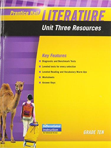 Book Prentice Hall Literature 2010 Unit 3 Resource Grade 10 free
