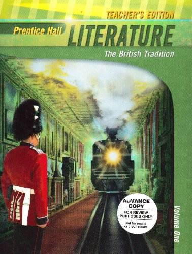 Book Literature: The British Tradition, Teachers Edition free