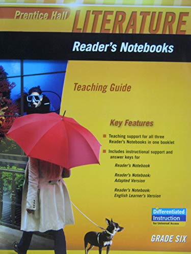 Book Reader's Noteboooks: Teaching Guide, Grade 6 (Prentice Hall Literature) free