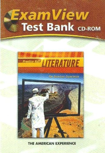 Book ExamView Test Bank:Prentice Hall Literature, The American Experience free