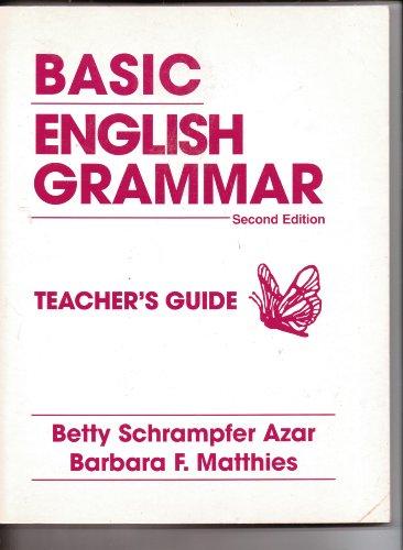 Book Basic English Grammar: Second Edition: Teacher's Guide: Teacher's Copy free