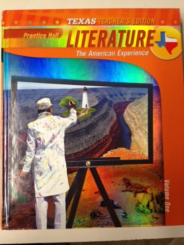 Book Literature - The American Experience - Volume 1 - Texas Teacher's Edition free