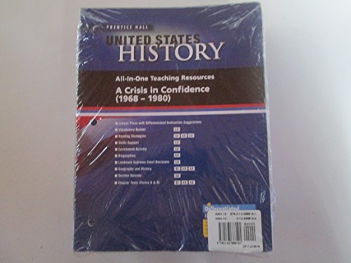 Book Prentice Hall United States History 2010 Teaching Resources / Teacher Resource Pack Grade 11/12 11 & 12 free