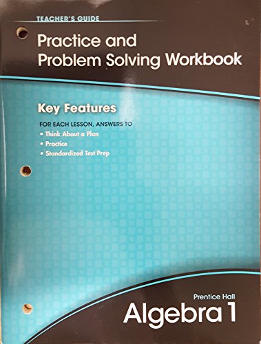 Book Prentice Hall Algebra 1, Practice and Problem Solving Workbook, Teacher's Guide, 9780133688900, 0133688909, 2011 free