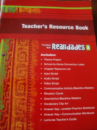 Book Realidades - Teacher's Resource Book, Level A (Para Empezar - Tema 4) free