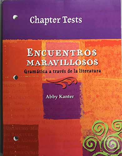 Book Encuentros Maravillosos Chapter Tests free