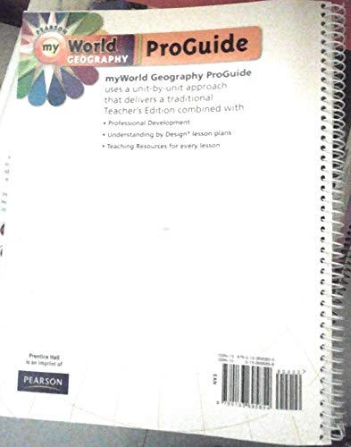 Book Pearson My World Geography ProGuide: Overview free
