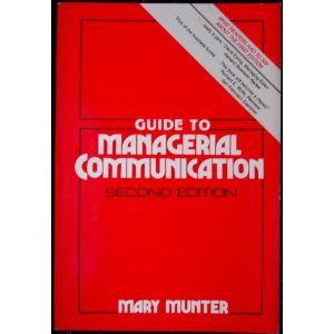Book Guide To Managerial Communication free