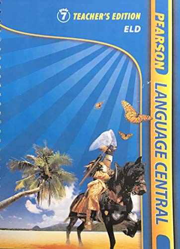 Book Grade 7 Teacher's Edition (ELD) Pearson Language Central free